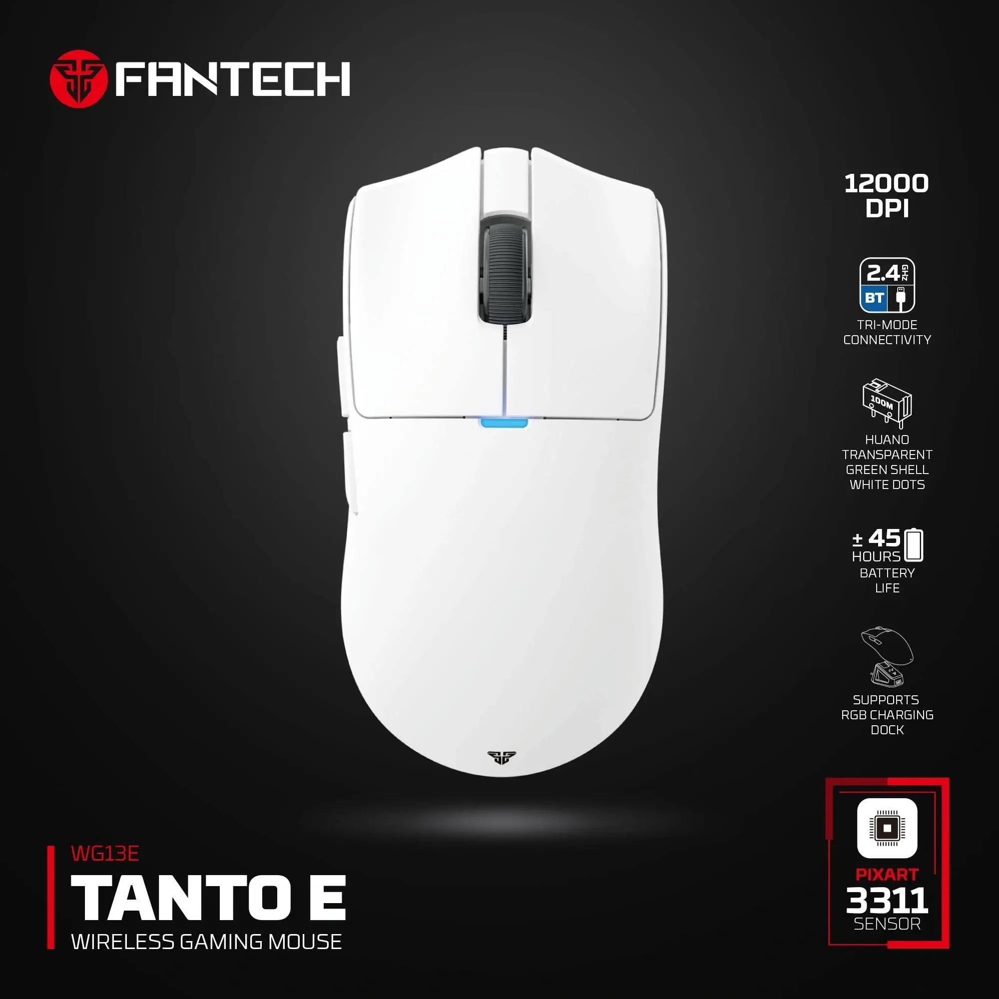 Fantech WG13E TANTO E TRI-MODE MOUSE
