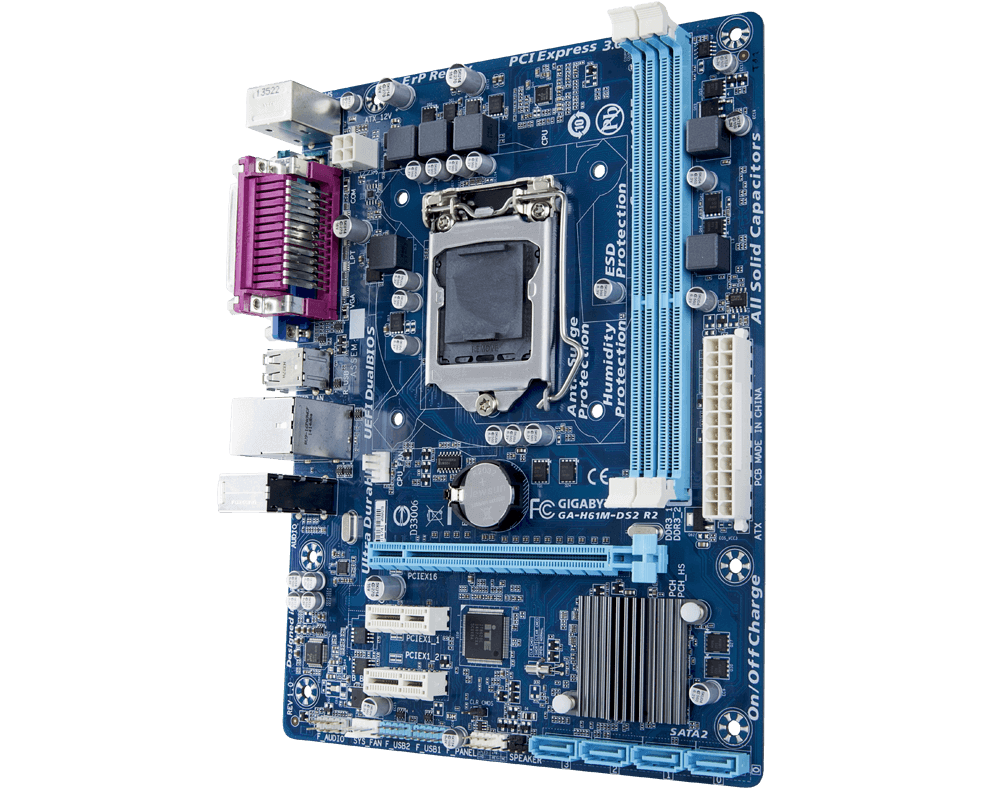 H61 3RD GEN MOTHER BOARD USED