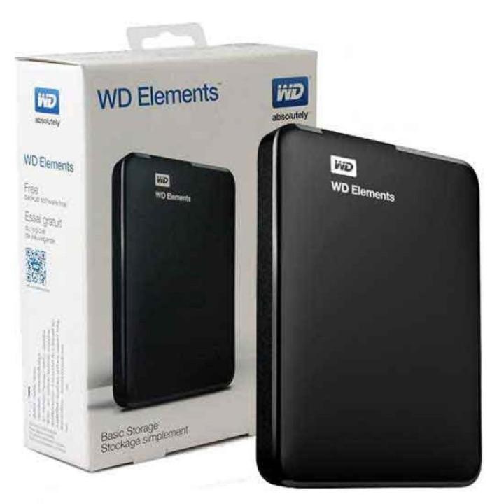 Portable Hard Disk Enclosure - WD Elements USB 3.0 
